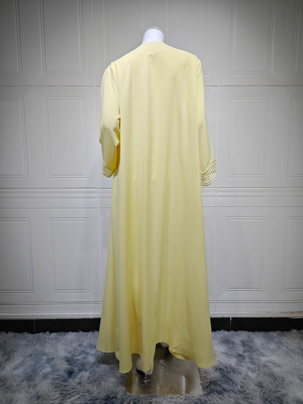 Zahra Printed Diamond Kimono Abaya