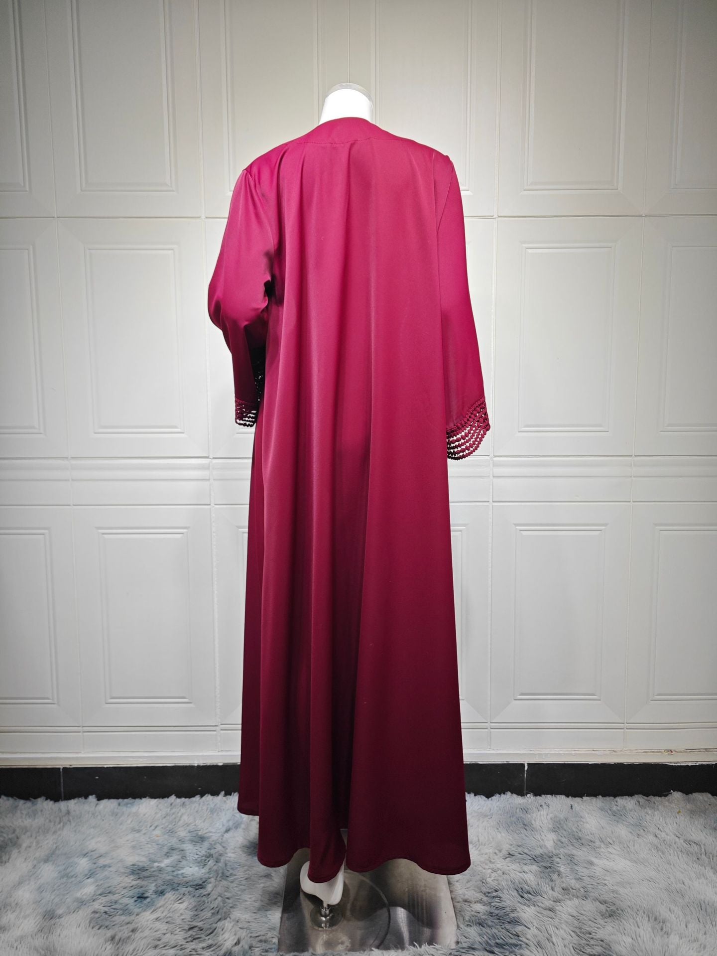 Zahra Printed Diamond Kimono Abaya