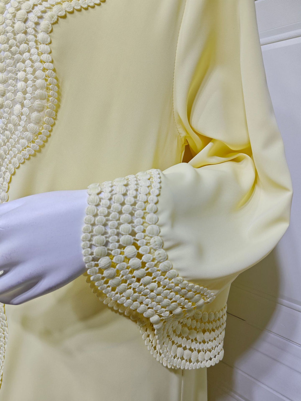 Zahra Printed Diamond Kimono Abaya