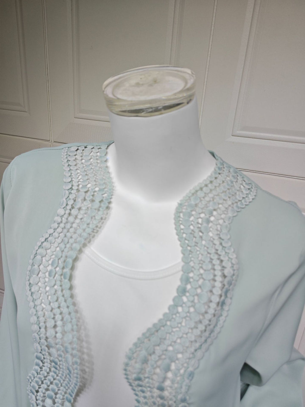 Zahra Printed Diamond Kimono Abaya