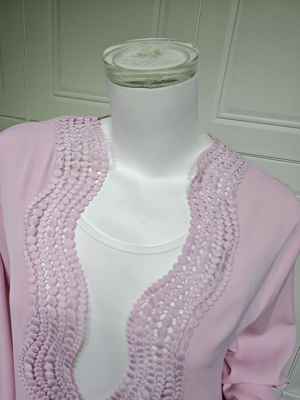 Zahra Printed Diamond Kimono Abaya