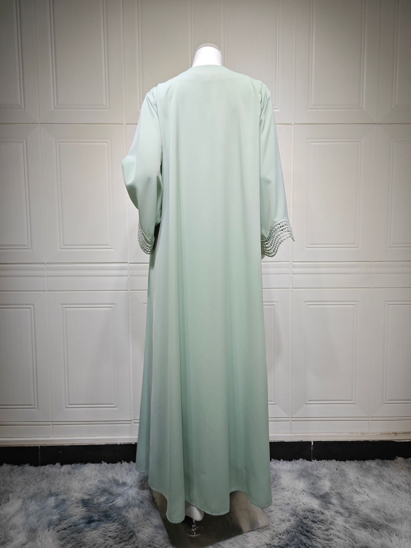 Zahra Printed Diamond Kimono Abaya