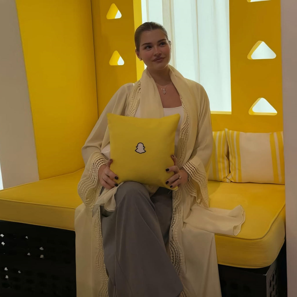 Zahra Printed Diamond Kimono Abaya