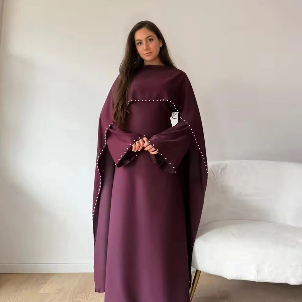Nooré Beaded Cape Abaya