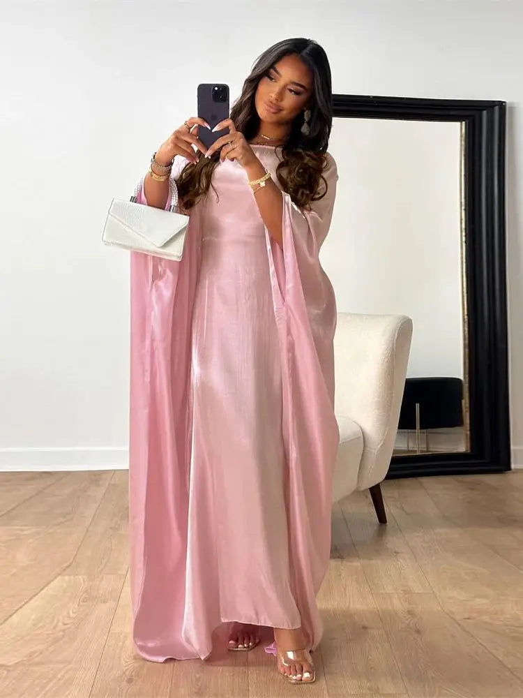 Amirah Satin Flow Abaya